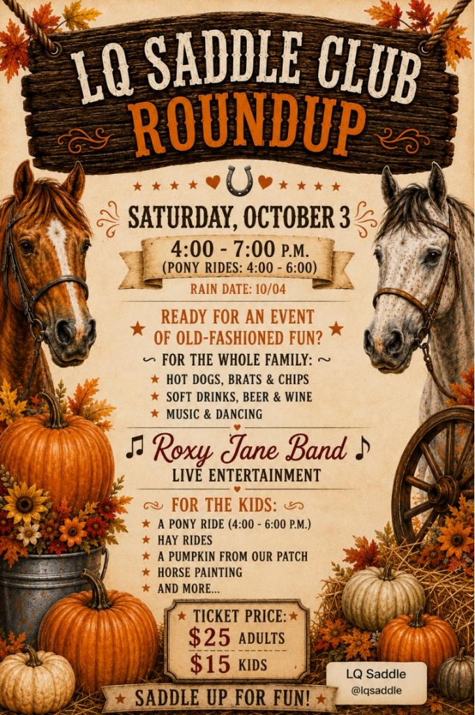 Fall Roundup at the Equestrian Center